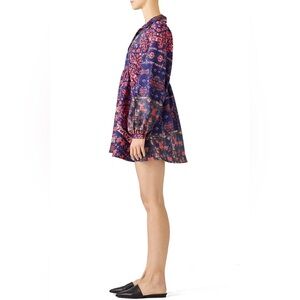 RAGA Pink Floral Long Sleeve Sundress